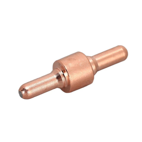 Grab This 18 Piece Plasma Cutter Consumables Kit For Pt31 Machines Featuring Copper Electrodes Nozzles And Ceramic Rings To Boost Cuts And Keep Your Gear Running Smooth As Silk Today - Copper electrode for PT31 torch with threaded shaft.