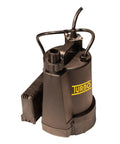 Powerful Workhorse One Quarter Horsepower Submersible Utility Pump With Electronic Switch Auto On Off 115V 60Hz black pump