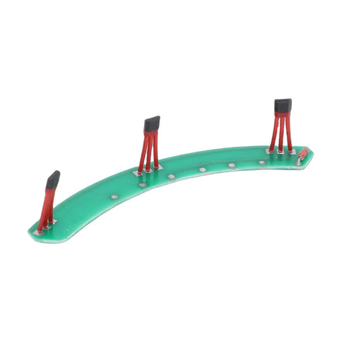 Top Shelf Premium Drop Dead Reliable Plug And Play Hall Sensor Module For Electric Scooter Motor Upgrade, green PCB with wires.