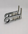 Self Closing Cabinet Door Hinge 90 Degree Folding Butt Hinge in Chrome Plated Steel for kitchen and bathroom cabinets