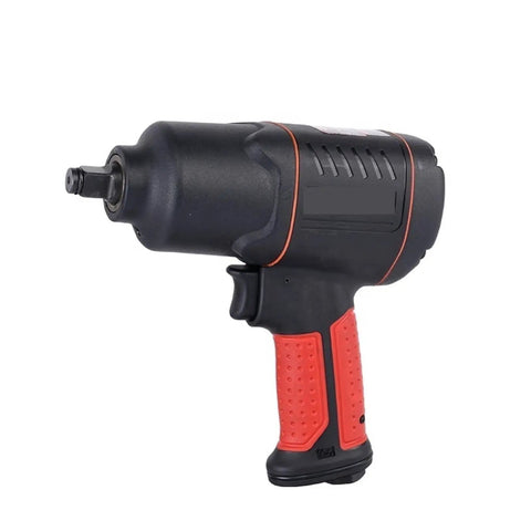 Robust Pneumatic Air Impact Wrench Delivers Ridiculous 450 Foot Pounds Pulling Power And Blistering 7500 Rpm Speed with ergonomic grip.