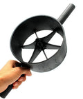 Heavy Duty Bamboo Splitter 6 Cut Tool For Evenly Dividing Bamboo Into Six Pieces Steel Construction Black Finish