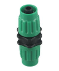 Kick Butt Garden Hose Repair Kit Fixes Leaks And Bursts Instantly For Expandable Hoses Up To 100ft Dual Channel Fittings Green Connectors close-up