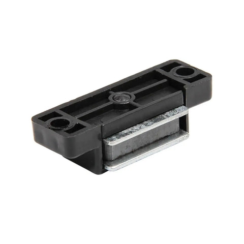 Magnetic Touch Latch For Cabinets And Cupboards No Handle Door Catch Black Plastic Magnet Closure For Modern Furniture