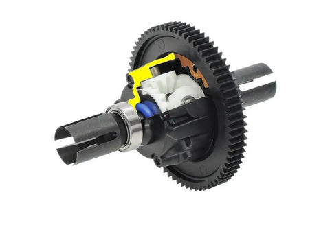 Cross-section of Sealed Oil Gear Differential Upgrade For TT-02 XV-02 RC Cars Front And Rear For Slick Traction
