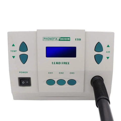 Control panel of 900W Hot Air Rework Station With Three Free Nozzles Soldering Pro Grade Desoldering Tool For iPhone Repairs