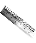 Stainless Steel Compression Spring for AEG Gear Box V2 V3 with ruler for scale, Heavy Duty Extension Spring for garage tools.