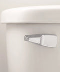 Mansfield Front Mount Toilet Tank Lever Replacement Chrome Flush Handle For Mansfield Valves 160 210 211 close-up view
