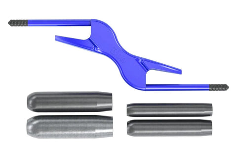 Pro Grade Barrel Jointer Set With Replaceable Steel Barrels One Half Inch Through Seven Eighths Inch Cast Aluminum Handle