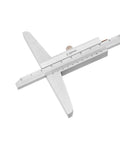 Depth Vernier Caliper With 0.02mm Resolution, 0-150mm Measuring Tool, Tough Metal Gauge For Precise Quick Readouts, 45Cr Bar And Alloy Frame