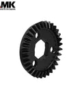 Metal Bevel Gear Set 13T And 23T For One Eighth Scale RC Crawlers Helical Differential Gears CNC Machined Black Oxide