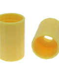 Yellow connectors from 10 Pack Tornado In A Bottle Plastic Vortex Water Connector For Scientific Experiments Five Colors Durable Reusable Easy To Use Kit
