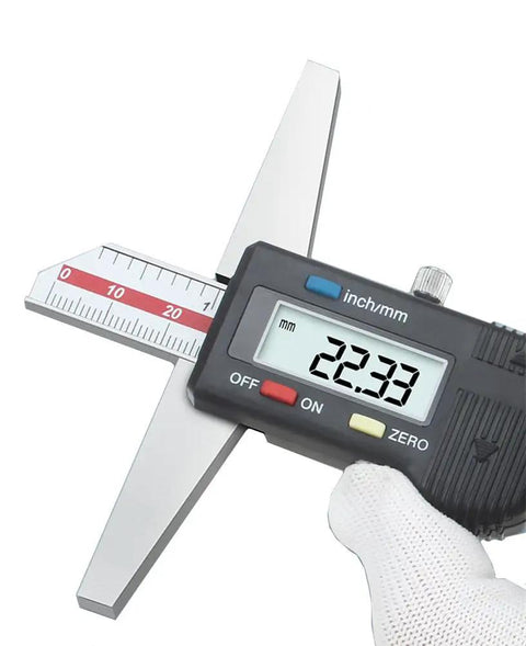 Beefy Depth Gauge Vernier Caliper 0 To 6 In 150 Mm, 0 To 8 In 200 Mm, 0 To 12 In 300 mm With Digital Readout display and chrome finish