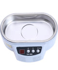 Dope Portable Digital Ultrasonic Cleaner 50W Dual Frequency Tub with stainless steel interior for efficient jewelry cleaning.