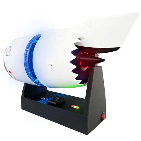 3D Printed Turbofan Engine Model Kit With Functional Nacelle Thrust Reverser Finished Display Version on sturdy stand