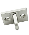 Heavy Duty Zinc Alloy Door Stopper With Hanging Hook, metal hook mount for securing doors and protecting walls from damage.