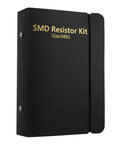 Black booklet of Ultimate 0402 SMD Resistors Kit With 170 Values, 50 Pieces Each, 8500 Total Pieces In A Handy Booklet, 1 Percent Tolerance