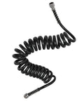 Top Tier Polyurethane Coil Air Hose Featuring G 1 8 Female Thread Connection Designed For Airbrush And Paint Projects High Flexibility Ensures Smooth Movement Without Kinking 2 Meter Length Great For Fans Looking To Upgrade Their Setup Now For Workshop. black polyurethane 2 meter coil air hose with G1/8 female threaded ends for airbrush use
