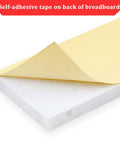Self-adhesive tape on Ultimate Breadboard Kit For Makers 6 Piece Solderless Breadboard Set.