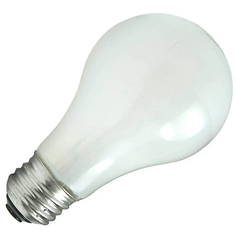 Soft White A19 Light Bulbs 25W 210 Lumens 120V E26 Medium Base Incandescent 2500K Warm Glow 2-Pack bulb close-up