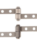 Two Pack Nickel 0.1 N.m 360 Degree Rotation Torque Type Friction Positioning Hinges With 3.3 mm Holes And 19 mm Length For Automotive Use