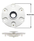 Washing Machine Rotor Assembly Replacement Part For MBF618448 Center Hub, Quiet Operation, Low Vibration, High Speed Stability, Beefy Fit For Most Washers, No Fuss Install, Ideal For Home And Pro Repairs, 4in/10.16cm ABS part