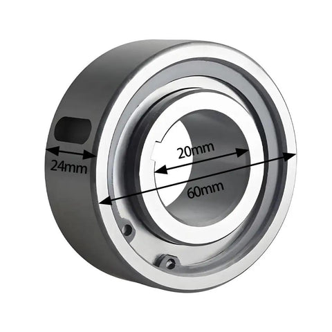 Top Shelf Overrunning Clutch One Way Bearing CK A2060 Wedge Roller Type with dimensions 60mm, 20mm, and 24mm for conveyors.