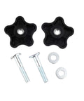 Awesome 10 Piece Set Replacement Handle Knobs For Snow Blower featuring super strong raw material and easy install threaded lock design for rugged winter use. black handle knobs with bolts and washers