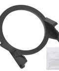 Replacement Refrigerator Ice Chute Assembly Fits Frigidaire Electrolux Crosley White Westinghouse Kenmore Gibson And More Easy Install Ice Maker Flap Door Bracket For Models Like GLRS234ZAW1 WRS6W1EW7 FRS6R3J black plastic