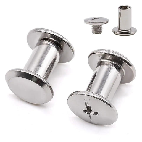 Top Shelf M3 X 12mm Chicago Binding Screws 40 Set Kit Made From Tough 304 Stainless Steel showing heavy-duty cross head machine bolts.