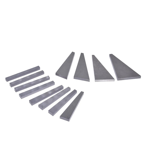 12 Piece Angle Gauge Block Set For Pro Grade Precision Machining 0.25 Inch Thick Hardened Steel Angles From 0 To 30 Degrees
