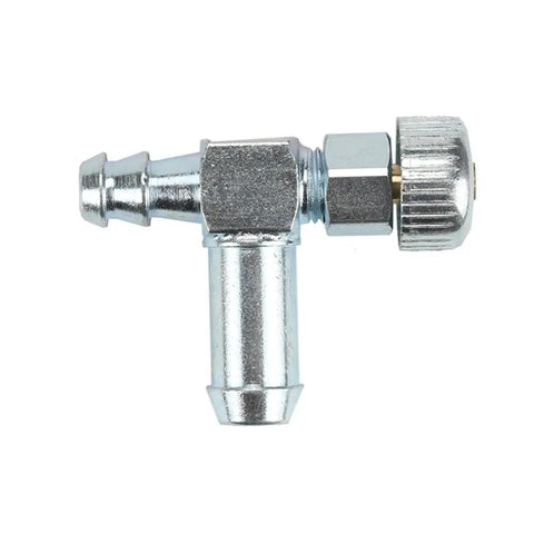 Chrome shut off valve from Pack Of 3 Fuel Tank Shut Off Valve And Rubber Grommet Replacement Kit For Kohler Toro Craftsman Generators Mowers