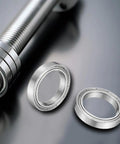 Close-up of SMR137ZZ Deep Groove Ball Bearings Set 10 Pcs 7mm By 13mm By 4mm Stainless Steel Micro Machine Parts