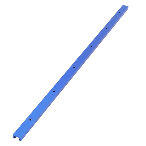 Aluminum T Track 600mm Length Three Quarter Inch Width Three Eighths Inch Depth With Six Pre Drilled Holes Spaced Five Point Nine Inches
