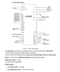 Wiring diagram of 7.5HP 5.5kW 1-Phase 220V VFD Variable Frequency Drive for Single Phase Motors