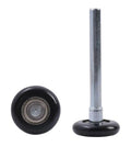 2 Inch Nylon Garage Door Rollers 12 Pack With 4 Inch Stem Replacement Wheels Quiet 6200Z Precision Bearings Durable Nylon Housing Galvanized Steel Wheels Double Wall Reinforced Bearing Frame For Silent Smooth Operation