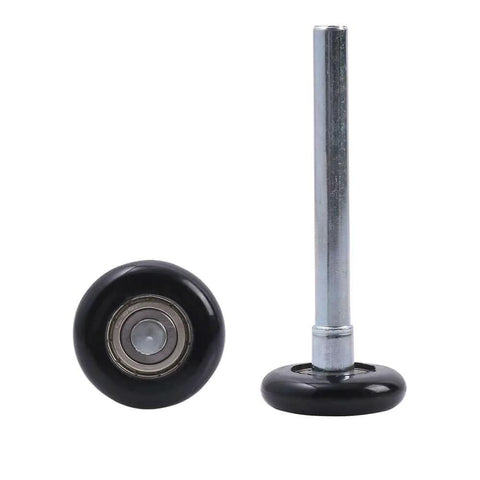 2 Inch Nylon Garage Door Rollers 12 Pack With 4 Inch Stem Replacement Wheels Quiet 6200Z Precision Bearings Durable Nylon Housing Galvanized Steel Wheels Double Wall Reinforced Bearing Frame For Silent Smooth Operation