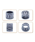 Heavy Duty Needle Bearing Repair Kit 9512 933 2260 Keeps Your Rig Running Strong Without Breaking The Bank For Wide Range Of Machinery Models MS170 Through MS231 Plus Other Compatible Units Available For Quick Delivery Today., four views of steel needle bearing
