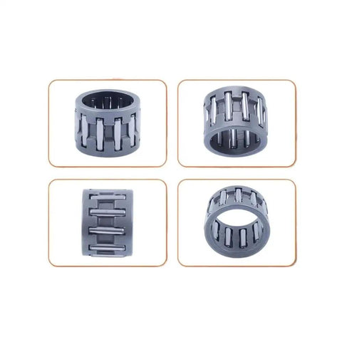 Heavy Duty Needle Bearing Repair Kit 9512 933 2260 Keeps Your Rig Running Strong Without Breaking The Bank For Wide Range Of Machinery Models MS170 Through MS231 Plus Other Compatible Units Available For Quick Delivery Today., four views of steel needle bearing