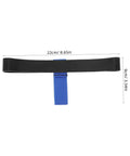 Scuba Tank Holder Strap Belt For Diving Gear Neoprene Binding Band with blue attachment, 22cm x 9cm, stable underwater transport.