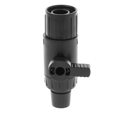 Solid Quick Release Push To Connect Fittings Kit For 12Mm And 16Mm Water Pipe Tubing Plus Pump Adaptor For Inflatable Tanks Aquarium Filters And HW-603B With Easy Control Valves For Serious Aquarists, black plastic valve