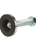 Heavy Duty Leveling Screw Leg With 3.94 Inch Diameter Base, 150 Millimeters Long, Adjustable Leveling Feet M30 Thread, Chrome Plated