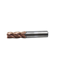 Half Inch Carbide Roughing End Mill With TiN Coating, Four Flute CNC Router Bit For Carbon Steel, Alloy Steel, And Hardened Steel, Half Inch Cutting Diameter And Shank