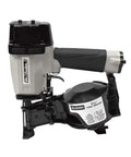 Pro Grade Coil Roofing Nailer Fires 1-3/4 Inch 15 Degree Fasteners With Lightweight Aluminum Body and Smooth Operator Valve System