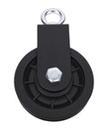Heavy Duty Pulley Wheel For Home Gym Built Tough With ABS Alloy Construction, 440 Lb Capacity, 360 Degree Rotating Cable Wheel For Lat Pulldown And Full Body Workouts, Smooth Glide And Versatile Cable Training Accessory For Gains. black 360° home gym pulley wheel with alloy eyelet