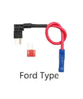 Ford type Upgrade Your Gear With This Super Cool Fuse Tap Adapter That Turns One Spot Into Two For Adding Extra Electronics Like Phone Cradles Or Alarms Without Any Messy Splicing Wires Needed For Micro Mini And Standard Blade Fuses Up To 10 Amps Perfect For. car fuse tap adapter with red wire, blue connector, and blade fuse clip