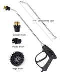 3200W Beast High Power Handheld Steam Cleaner with 229F steam, 105C, 5.0 Bar Pressure, accessories including brushes and pipe