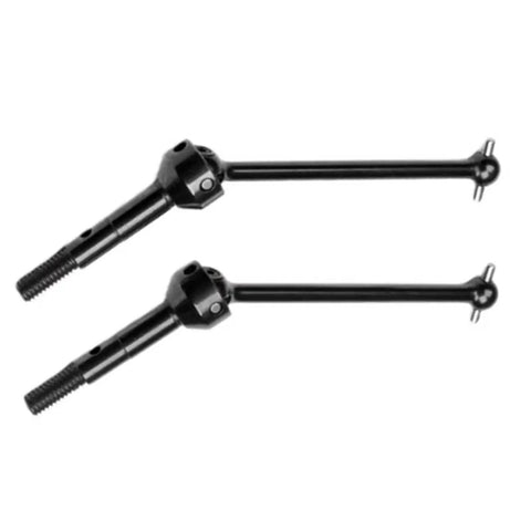 4 Piece Front And Rear Drive Shaft CVD 55Mm Set For RC Cars Metal Upgrade Parts For Nitro And Racing Builds Tight Fit Drive Shafts For Smooth Power Transfer Compatible With WR8 3 And Flux WR8, black 55mm metal RC drive shafts