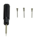 SnapIt Universal Eyeglass Repair Kit With Screws In Black And Clear 3 Pack Portable Travel Tube Includes Screwdriver And 5 Snap Off Stainless Steel Screws For Quick Easy Frame Fixes