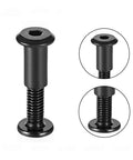 Built Tough Hex Socket Screws And Post Binding Bolts For Leather Craft Legit Heavy Duty M6 black carbon steel bolts in detail.